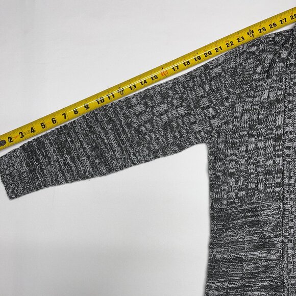 Jason Maxwell Sweater Grey Tone Marled Shawl Collar Tight Knit Cardigan , Large - Picture 9 of 9